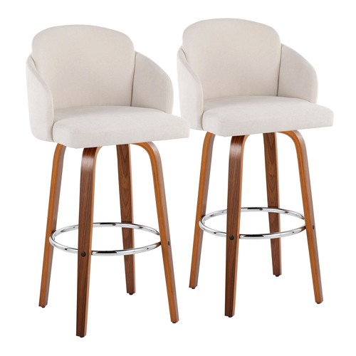 Dahlia 30" Fixed-height Counter Stool - Set Of 2